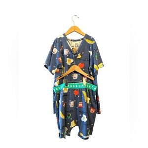Bonds Navy Breakfast Print Kids Pajama Set
